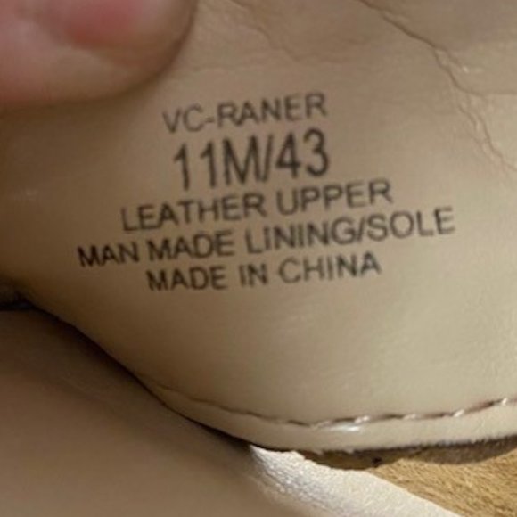 LIKE NEW Vince Camuto "Raner" Demi Wedge‎ Tipsy Taupe Sandals, size 11 - Picture 13 of 13